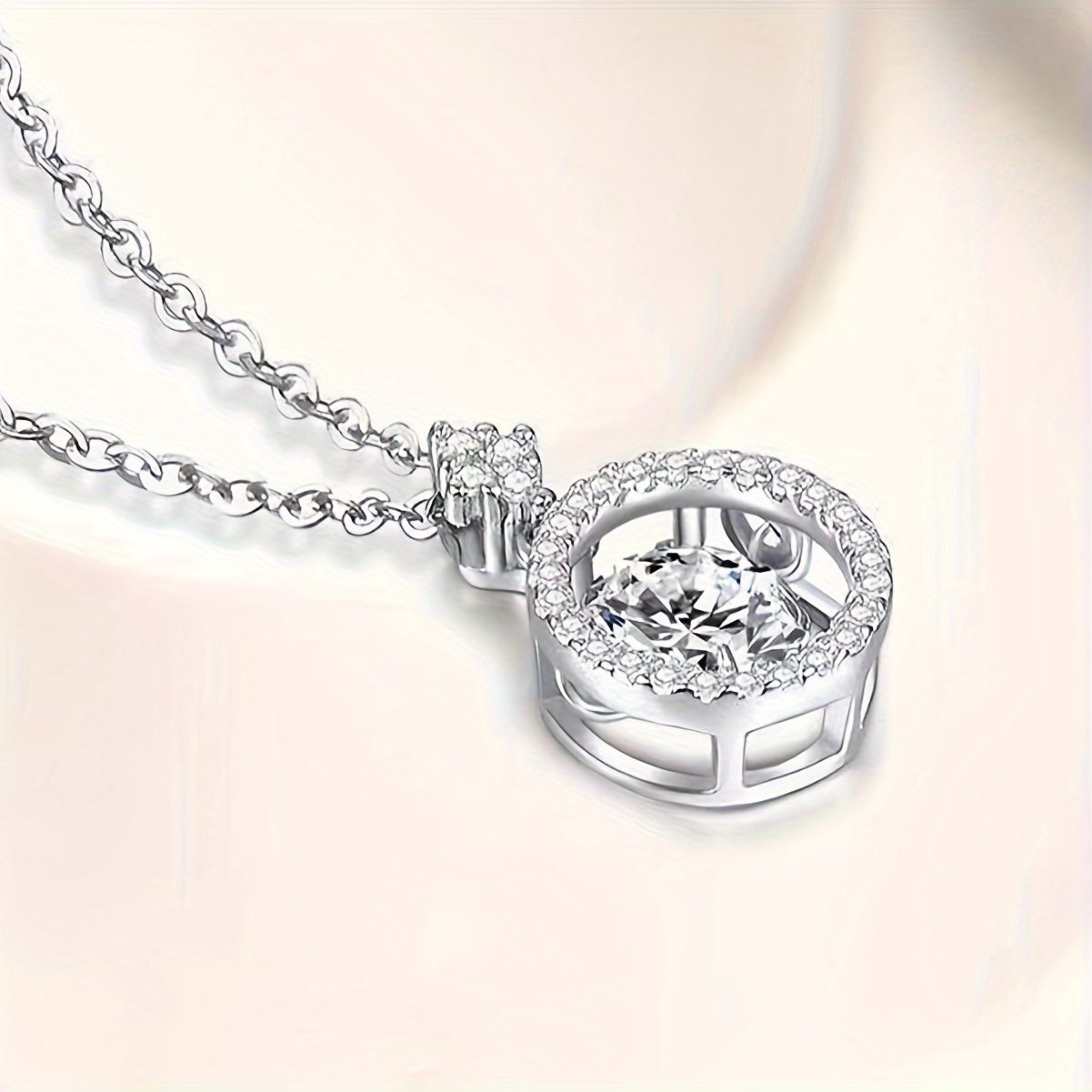 Collier pendentif en moissanite argentée 1 carat 925 avec bague étoile, collier pendentif élégant pour dame blanche, bijou haut de gamme, cadeau créatif et doux pour couple de vacances, chignon élégant