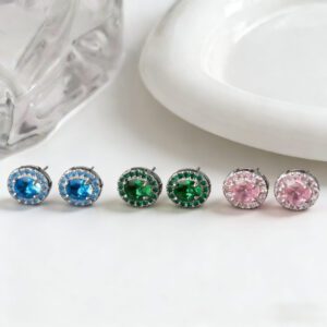 Boucles Moissanite Argent S925 - Éclat Diamant
