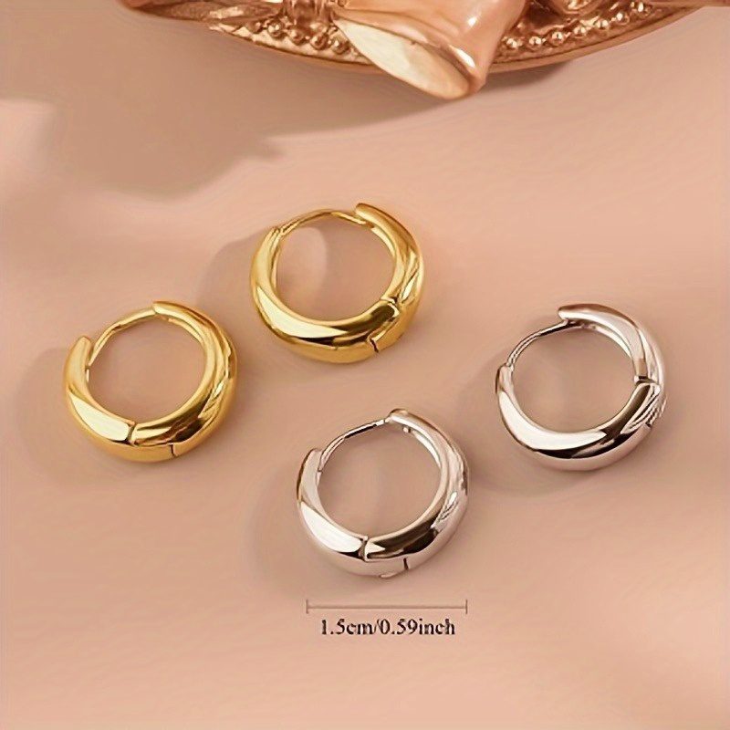 1 Paire de Boucles d'Oreilles Brillantes Tendance pour Femme, Style Bohème, Style Simple et Élégant, Convient pour les Vacances Quotidiennes, les Soirées Tendance, les Rendez-vous, Meilleur Cadeau