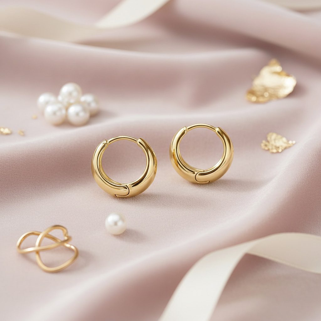 Boucles d'Oreilles Brillantes Bohème - Éclat Chic Quotidien – Image 4