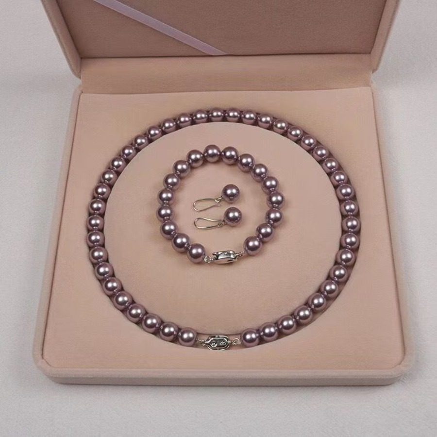 Parure Perles d'Eau Douce Argent S925 - Collier Bracelet Boucles – Image 7