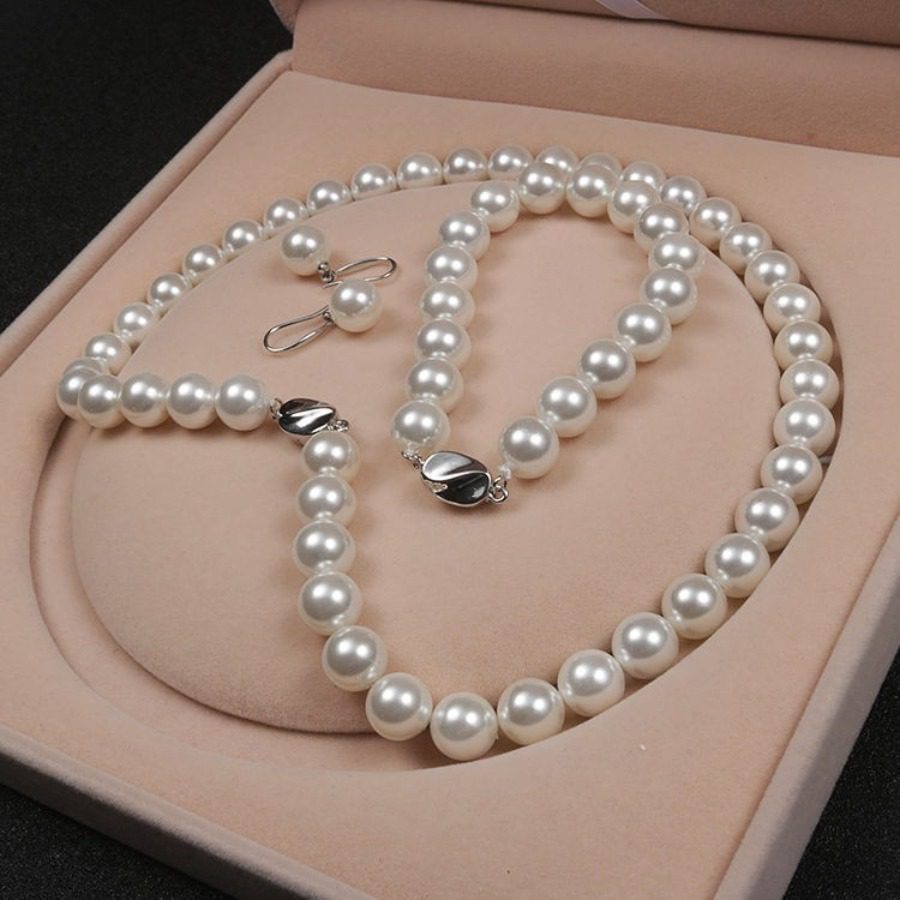 Parure Perles d'Eau Douce Argent S925 - Collier Bracelet Boucles – Image 5